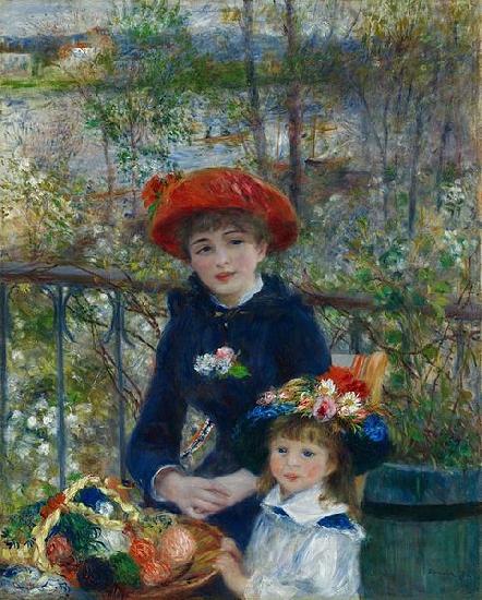 Pierre Auguste Renoir Two Sisters Germany oil painting art